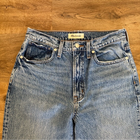 Madewell The Perfect Vintage‎ Straight Leg Jean Size 27 Blue Wash - Picture 4 of 7